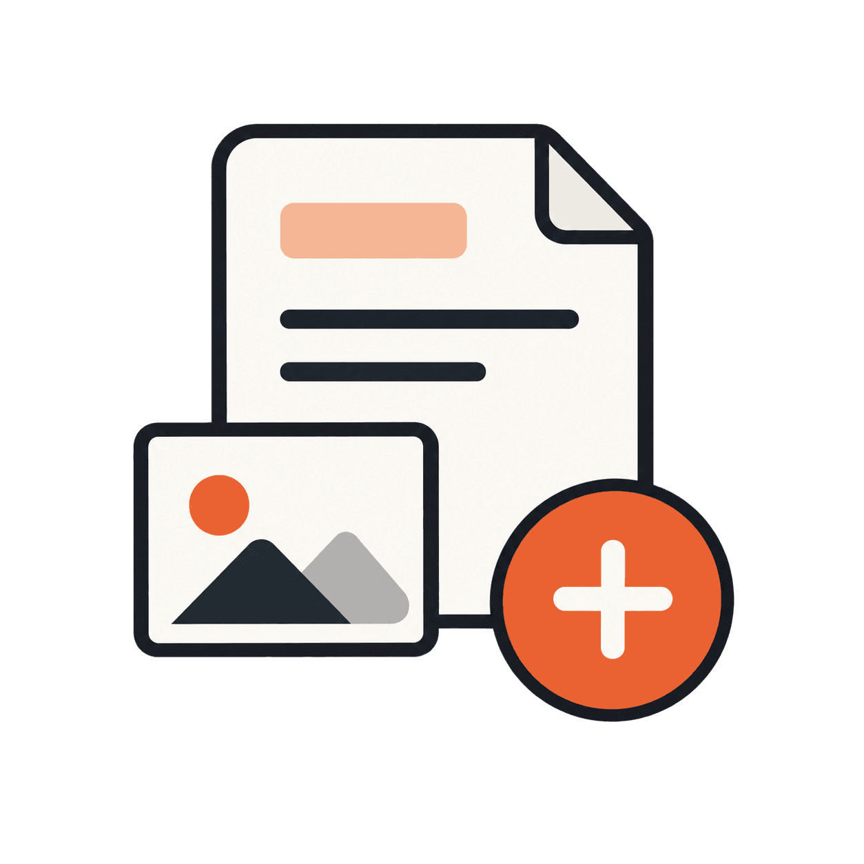 Illustration of a project brief ready to post